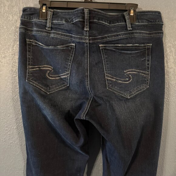 Silvers Women’s Dark Wash Skinny Jeans Size 34/29 NWOT - Picture 1 of 4
